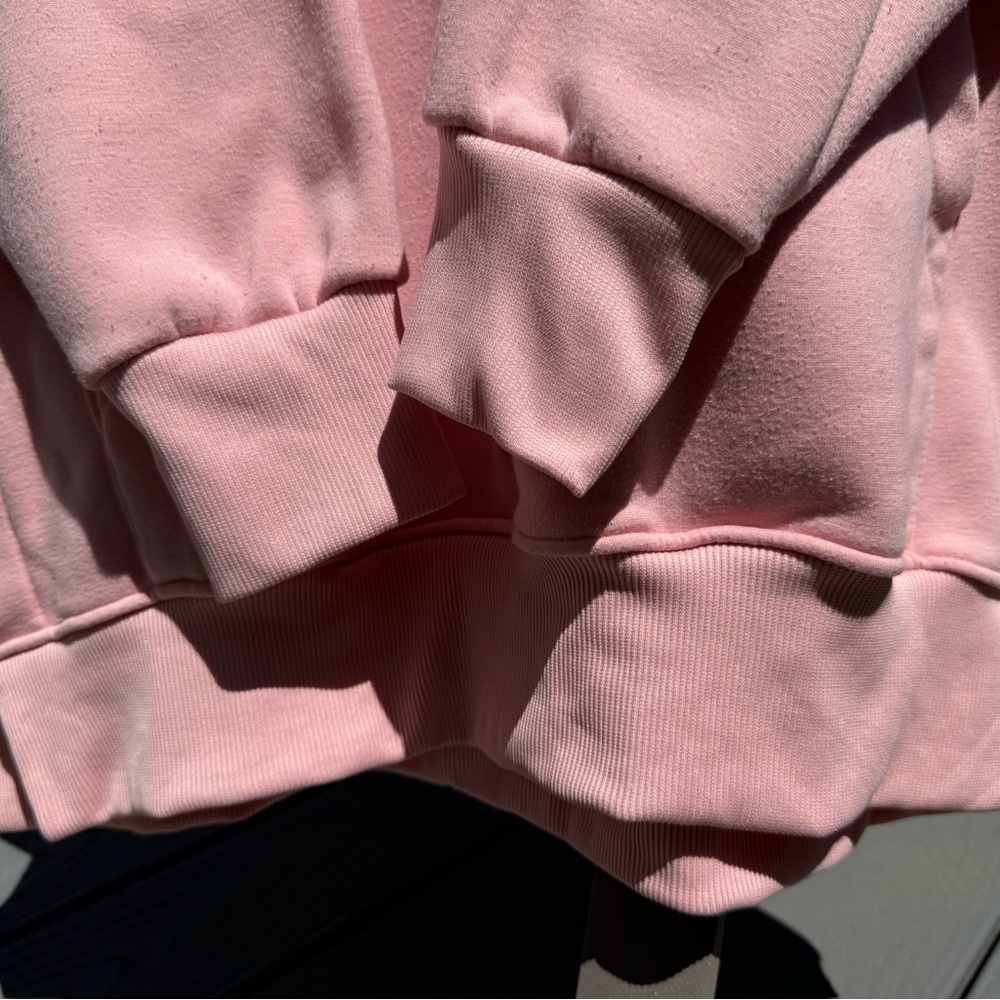 The Warmy | Oversized Hoodie Dress Peach color size XL - Picture 4 of 5